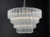 Dar Lighting Tuvalu 9 Light 4 Tier Crystal and Polished Chrome Chandelier