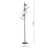 Dar Lighting Tower 3 Light Black and Copper Floor Lamp