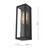 Dar Lighting Taryn Matt Grey And Glass Outdoor Wall Light IP65