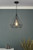 Dar Lighting Sword Black And Copper 1 Light Pendant