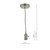 Dar Lighting Accessory Antique Chrome 1 Light Suspension