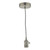 Dar Lighting Accessory Antique Chrome 1 Light Suspension