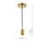 Dar Lighting Accessory Brass 1 Light Suspension