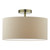 Dar Lighting 1 Light Antique Brass Semi Flush Suspension Bracket