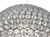 Dar Lighting Serafina Brushed Chrome Large 6 Light Pendant
