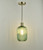 Dar Lighting Sawyer Green Ribbed Glass Easy Fit Pendant