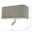 Dar Lighting Ronda 3 Light Wall Light With LED Reading Light Grey