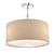 Dar Lighting Ronda 40cm Ecru Easy Fit Pendant