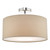 Dar Lighting Ronda 40cm Ecru Easy Fit Pendant