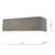 Dar Lighting Ronda Grey 2 Light Wall Light