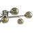 Dar Lighting Reyna Polished Chrome With Smoked Glass 7 Light Semi Flush