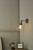 Dar Lighting Ray Antique Nickel Clear Glass Single Wall Light