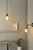 Dar Lighting Ray Antique Nickel Clear Glass 1 Light Single Pendant