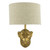 Dar Lighting Raul Gold Monkey Wall Light With Shade