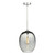 Dar Lighting Patrice Silver Glass 1 Light Pendant