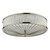 Dar Lighting Oslo Antique Brass 3 Light Flush