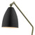 Dar Lighting Olly Antique Brass Black Task Table Lamp