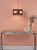 Dar Lighting Oki Navy Blue Shade With Copper Band Easy Fit