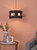 Dar Lighting Oki Navy Blue Shade With Copper Band Easy Fit