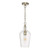 Dar Lighting Nida Antique Brass And Glass Pendant