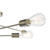 Dar Lighting Neve Antique Brass 6 Light Flush
