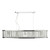 Dar Lighting Nantes Polished Chrome Aluminium 5 Light Bar Pendant