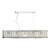Dar Lighting Nantes Polished Chrome Aluminium 5 Light Bar Pendant