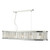 Dar Lighting Nantes Polished Chrome Aluminium 5 Light Bar Pendant