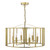 Dar Lighting Myka Brushed Bronze 6lt Pendant