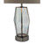 Dar Lighting Mubina Black Chrome Smoked Glass Touch Table Lamp With Shade