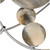 Dar Lighting Mikara Polished Chrome Glass 7 Light Pendant