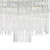 Dar Lighting Lukas Polished Chrome Glass 13 Light Pendant