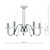 Dar Lighting Dar  PIQ0550 Pique 5 Light Polished Chrome Chandelier 