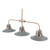 Dar Lighting Liden Graphite Copper 3 Light Bar Pendant