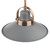 Dar Lighting Liden Graphite Copper 3 Light Bar Pendant