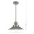 Dar Lighting Liden Graphite Copper 1 Light Single Pendant