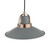 Dar Lighting Liden Graphite Copper 1 Light Single Pendant