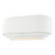 Dar Lighting Lando White Ceramic Wall Washer