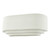 Dar Lighting Lando White Ceramic Wall Washer