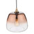 Dar Lighting Klaxon Ombre Copper Glass 1 Light Pendant