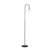 Dar Lighting Kiefer Black and Antique Brass Floor Lamp