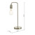 Dar Lighting Kiefer Satin Chrome Table Lamp