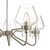Dar Lighting Keta Satin Chrome and Polished Chrome 5 Light Semi Flush