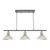 Dar Lighting Boyd Antique Brass 3 Light Bar with Glass Shades
