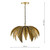 Dar Lighting Cara Antique Gold 1 Light Pendant