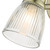 Dar Lighting Cedric Antique Brass Bathroom Single Wall Spotlight With Glass Shade IP44