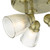 Dar Lighting Cedric Antique Brass Bathroom 3 Light Spotlight Glass IP44
