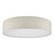 Dar Lighting Cierro 6 Light 80cm Taupe Flush Shade With Diffuser