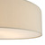 Dar Lighting Cierro 6 Light 80cm Taupe Flush Shade With Diffuser
