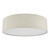 Dar Lighting Cierro 4 Light 60cm Taupe Flush Shade With Diffuser